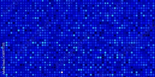 Fototapeta Light BLUE vector layout with circles.