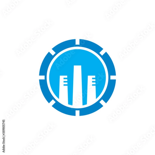 Obraz Abstract Factory vector , Industry Logo