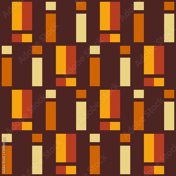 Fototapeta Decorative repeating pattern. Simple abstract accent for any surface.