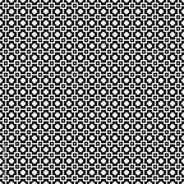 Fototapeta Abstract Cross Pattern Dots Logo generative computational art illustration