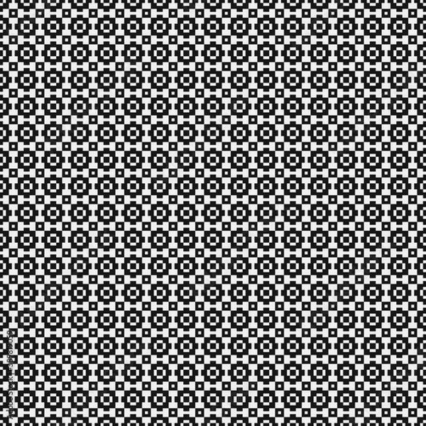 Fototapeta Abstract Cross Pattern Dots Logo generative computational art illustration