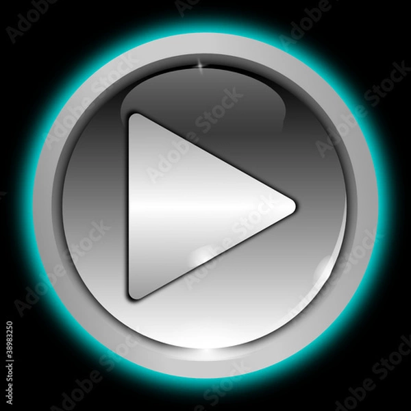 Fototapeta Play Button