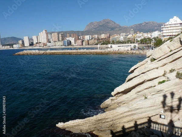 Fototapeta view of the sea from the sea