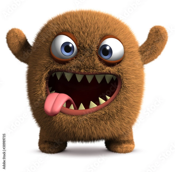 Obraz Happy Cartoon Monster