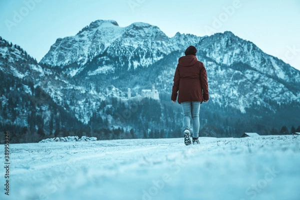 Obraz Walking through the winter wonderland