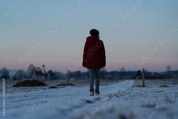 Obraz Walking through the winter wonderland