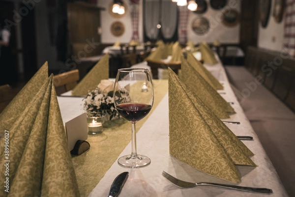 Obraz table decoration for a elegant celebration