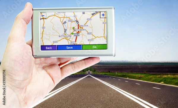 Obraz GPS screen