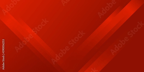 Fototapeta Geometric shiny light red abstract presentation background 
