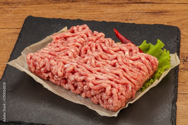 Obraz Minced meat - pork and beef