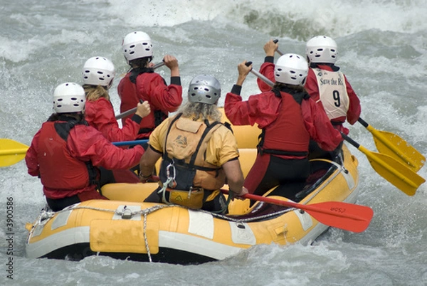 Obraz rafting
