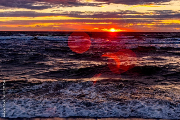 Obraz ocean beach sunset