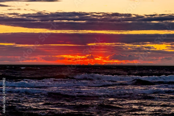 Obraz ocean beach sunset