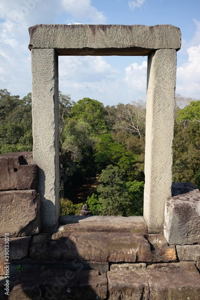 Fototapeta Angkor Wat Temple in the Ancient city of Angkor Thom, Siem Reap, Cambodia 