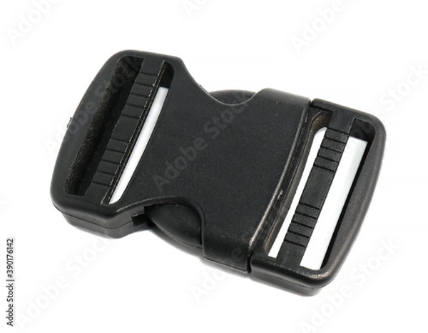 Fototapeta black backle on white background