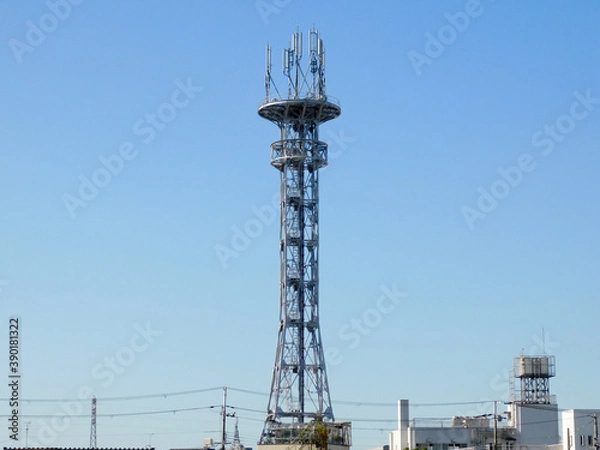 Obraz 携帯電話基地局 電波塔