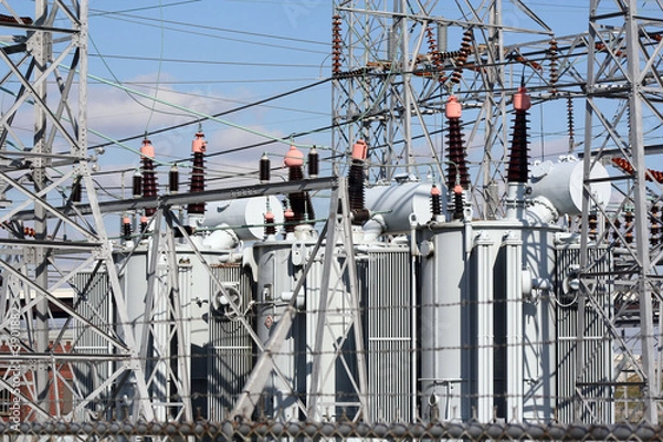 Obraz Transformers at Substation