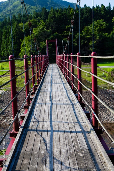 Obraz 吊り橋