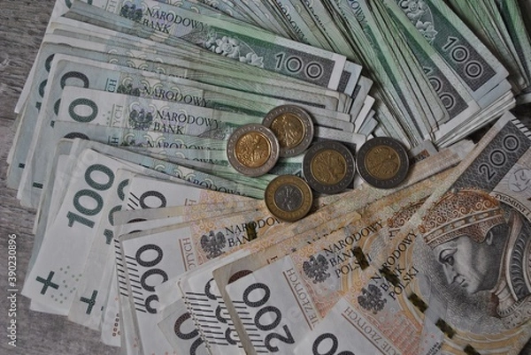 Obraz Pieniądze polskie