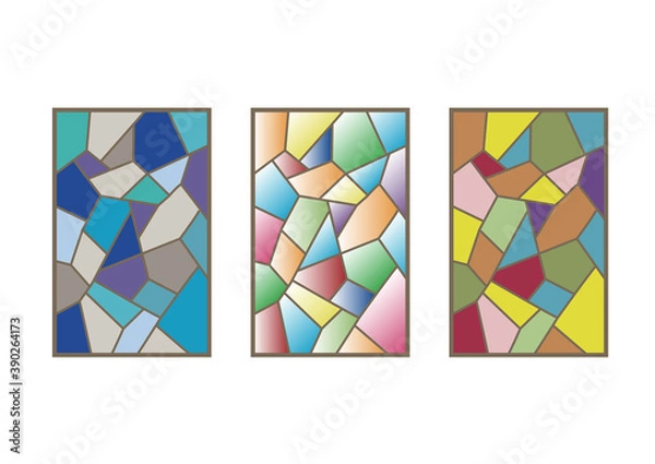 Obraz ステンドグラス窓セット
