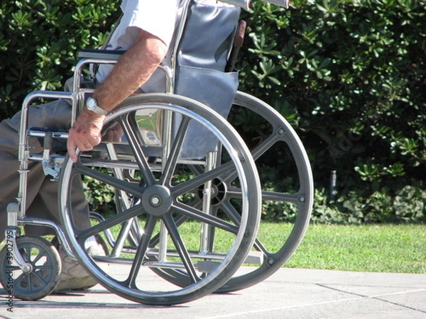 Obraz Man in Wheelchair