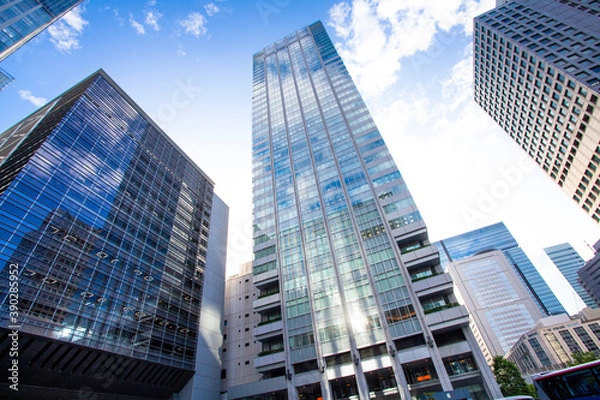 Fototapeta 八重洲北口周辺のビル群