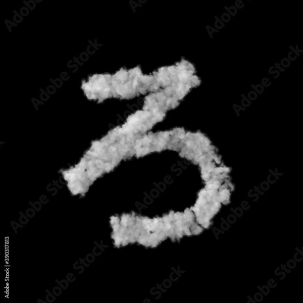 Fototapeta 雲形のフォント