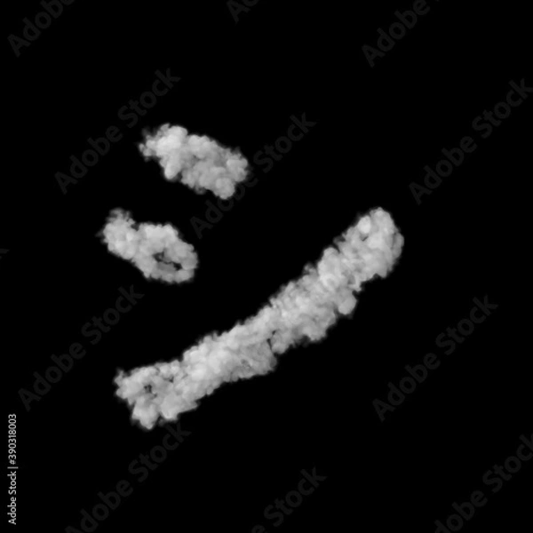 Fototapeta 雲形のフォント