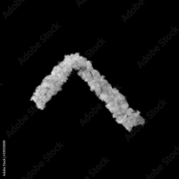 Fototapeta 雲形のフォント