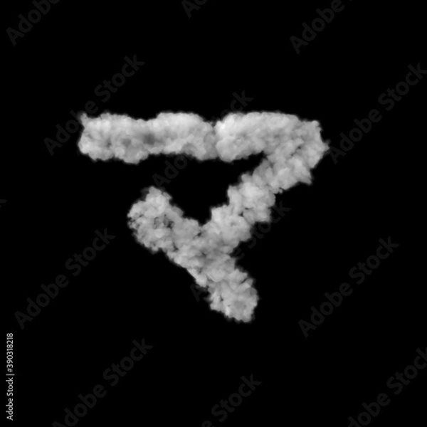 Fototapeta 雲形のフォント