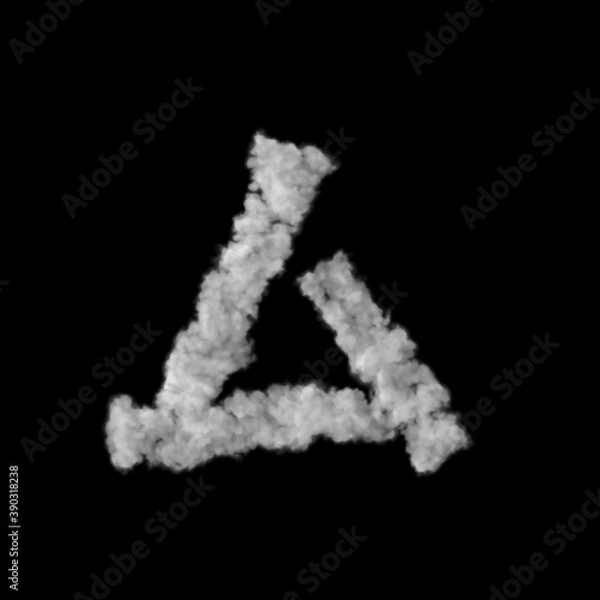 Fototapeta 雲形のフォント