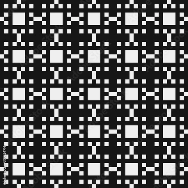 Obraz Abstract Cross Pattern Dots Logo generative computational art illustration