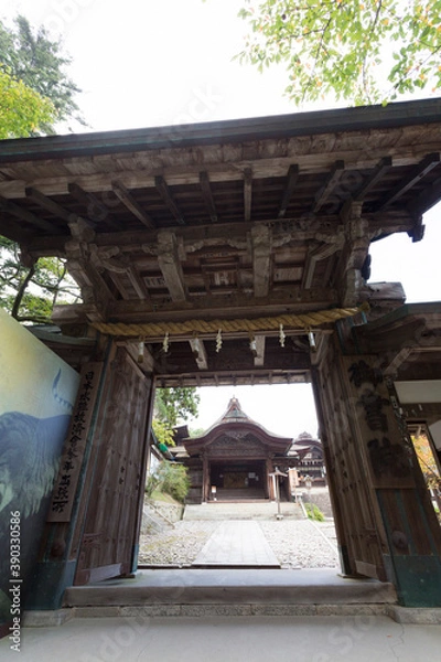 Fototapeta 金刀比羅宮の書院の門