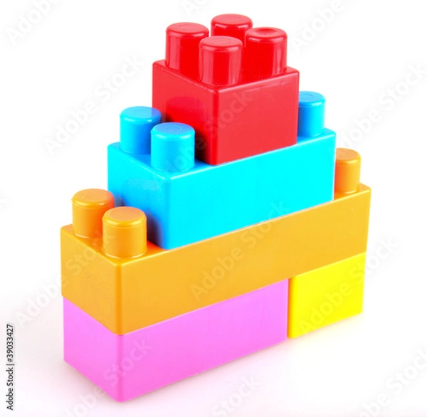 Obraz Plastic building blocks