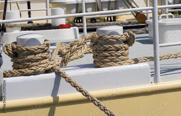 Obraz festgemachtes schiff