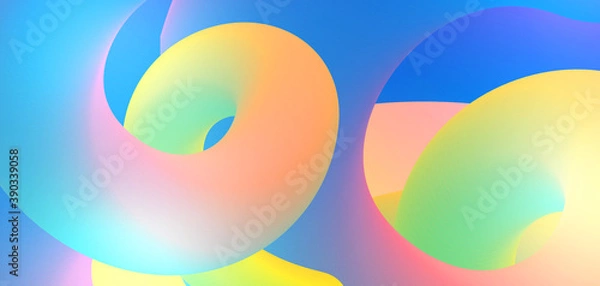 Obraz Creative abstract irregular background picture, illustration background, illustration rendering