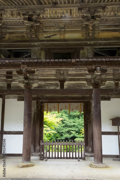 Obraz 円成寺桜門