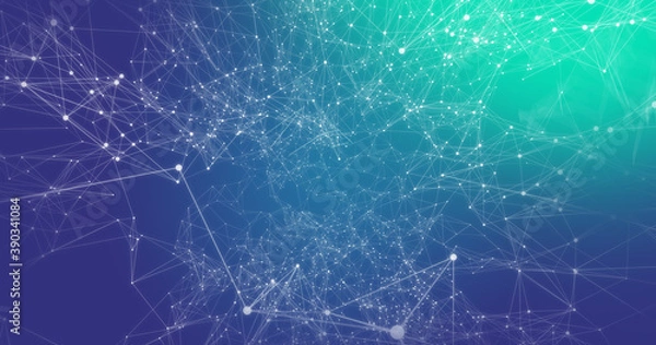 Obraz Creative technology abstract line background picture, illustration background, illustration rendering