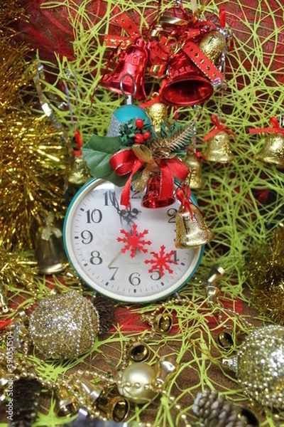 Fototapeta christmas tree decorations