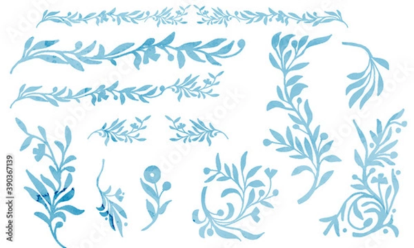 Fototapeta 素材飾りベクターイラスト