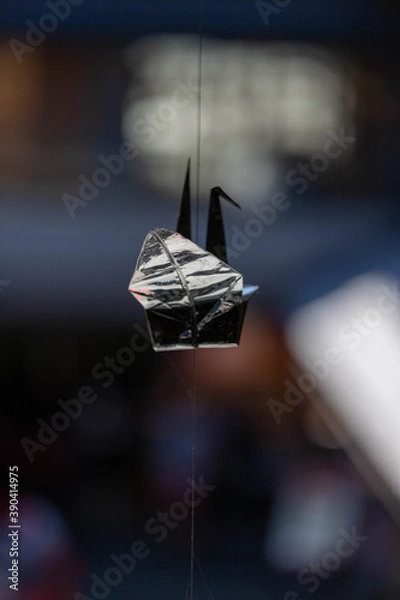 Obraz Origami en papier d'aluminium