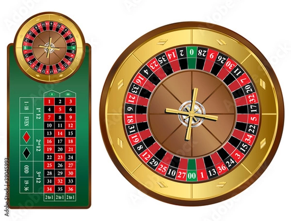 Obraz American roulette wheel