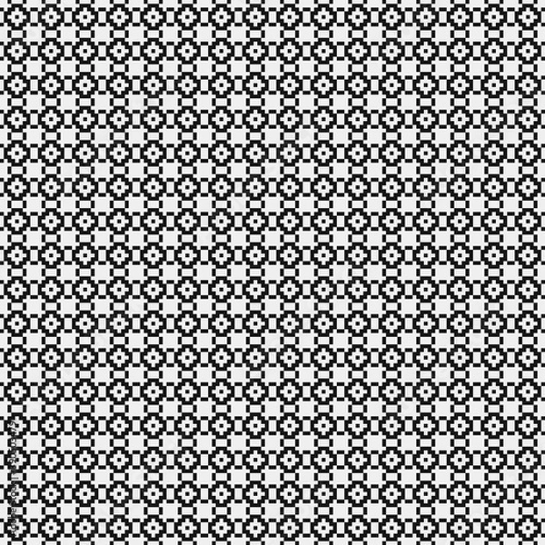 Fototapeta Abstract Cross Pattern Dots Logo generative computational art illustration