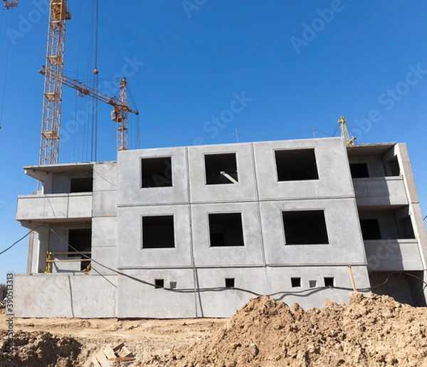 Obraz building a new home