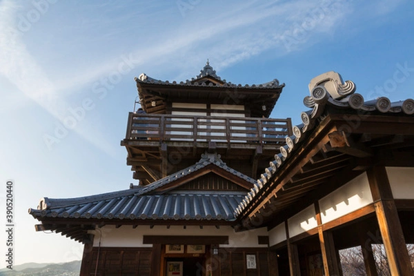 Fototapeta 池田城跡の天守