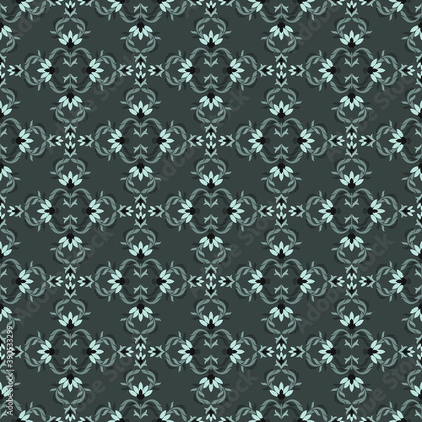 Fototapeta seamless pattern with elements