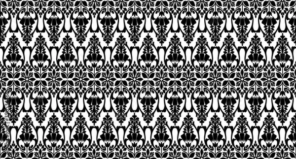 Fototapeta black and white pattern
