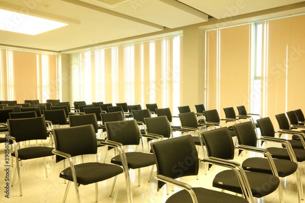 Fototapeta Conference room and empty chairs