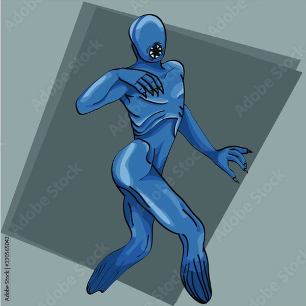 Obraz Alien vectorial