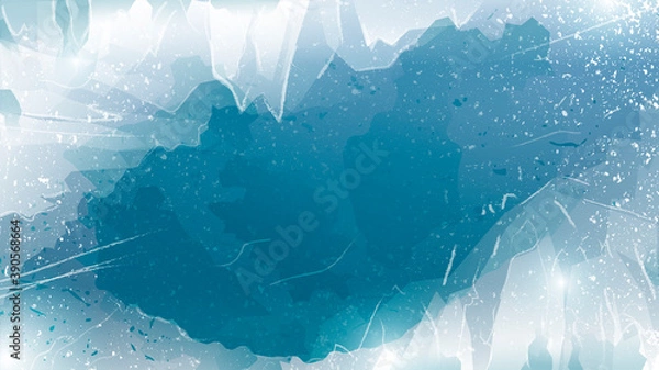 Obraz Winter Ice Background
